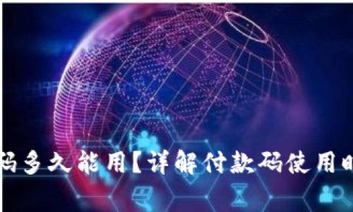 拍下来的付款码多久能用？详解付款码使用时效与注意事项